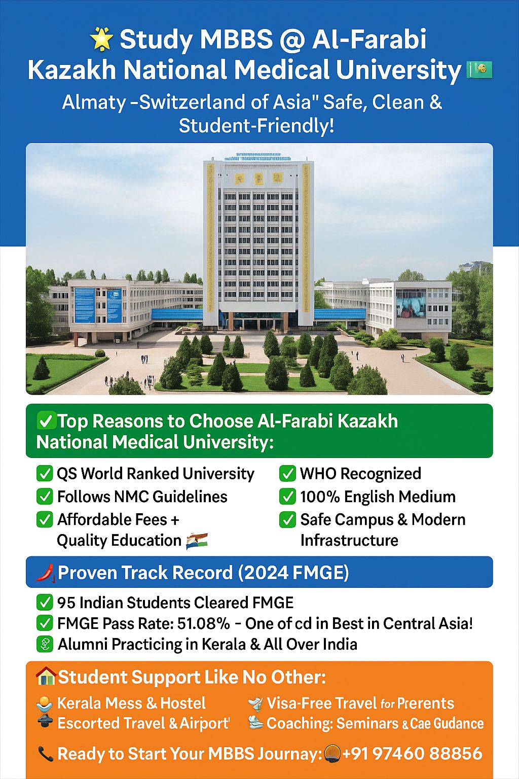 tudy MBBS at Al-Farabi Kazakh National Medical University
